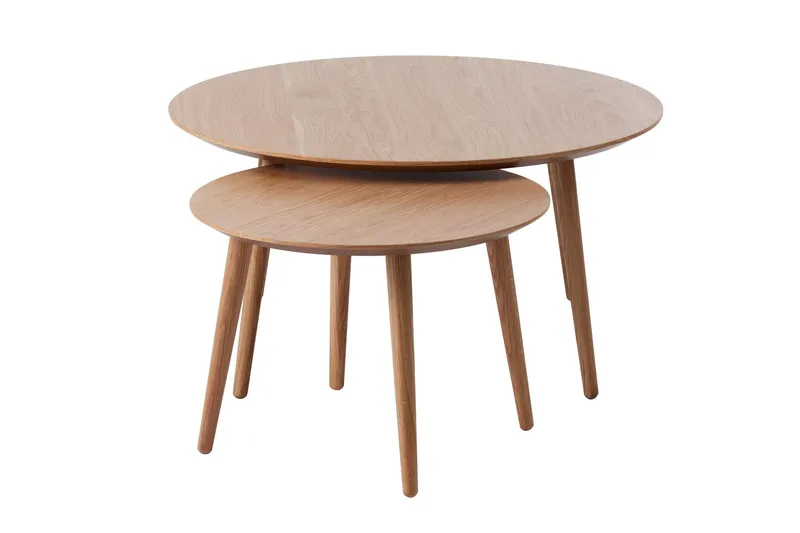 Anju Soffbord 88 cm - Beige — Beige