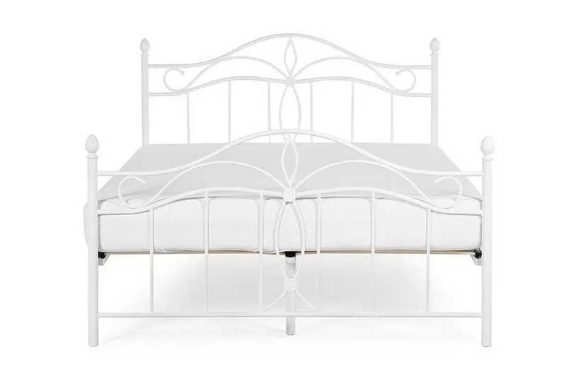 Antlia Dubbelsäng 160 200 cm Vit - Vit — Bedly