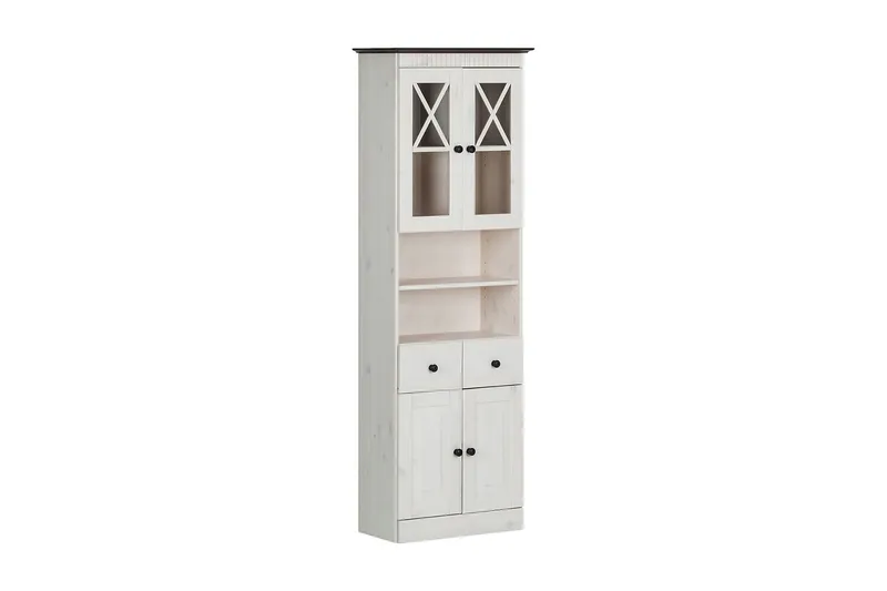 Aracely skåp 60 cm - Vit/Svart — Loft24