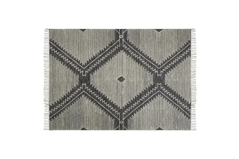 Arbaa Bomullsmatta 160x230 cm - Svart/Vit — Svart/Vit