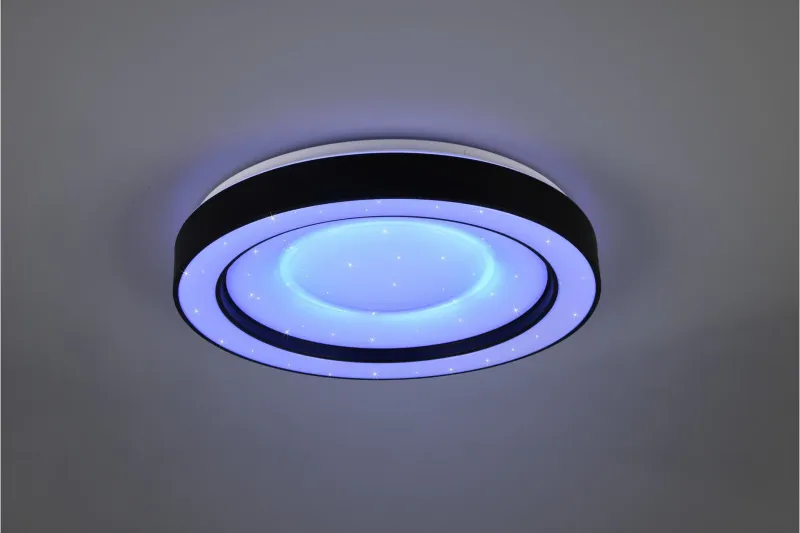 Arco LED Plafond mattsvart starlight RGBW - Matt svart — Trio Lighting