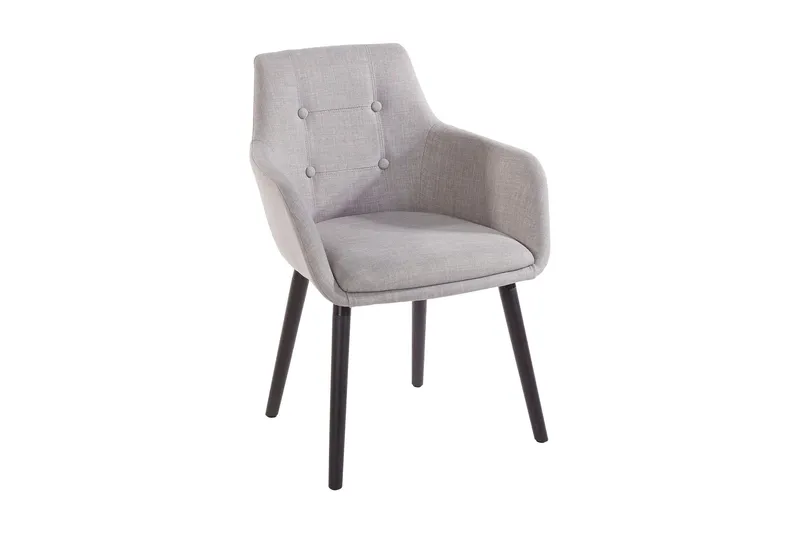 Arda Matstol 2-pack - Ek/Ljusgrå — Loft24