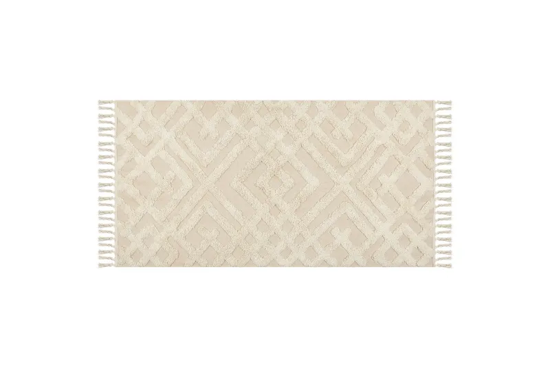 Ardahan Bomullsmatta 80x150 cm - Beige — Beige