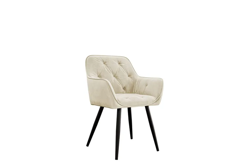 Argenta Karmstol - Beige/Svart — Beige/Svart
