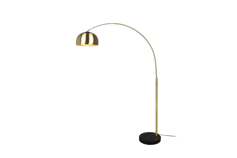 Argentina Golvlampa E27 mattmässing - Matt mässing — Trio Lighting