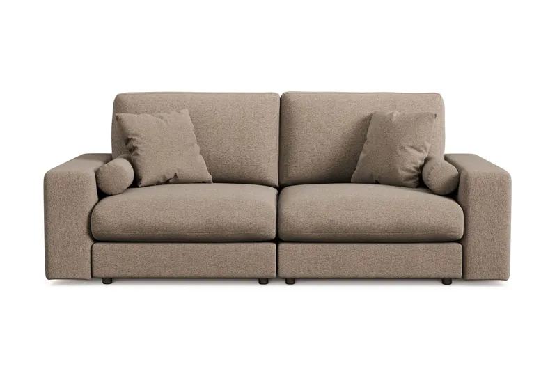Arken Lyx 3-sits Djup Soffa i Tyg - Brun (Art.nr 3087563) — Andrarum
