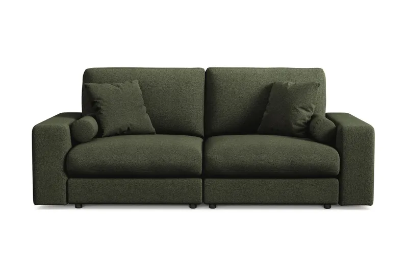 Arken Lyx 3-sits Djup Soffa i Tyg - Grön — Andrarum