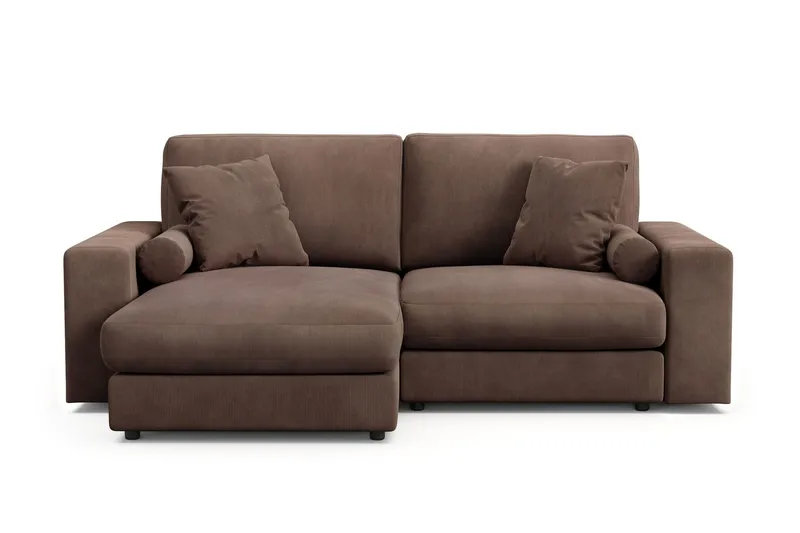 Arken Lyx 3-sits Vändbar L-formad Djup Divansoffa i Manchester - Brun (Art.nr 3113336) — Andrarum