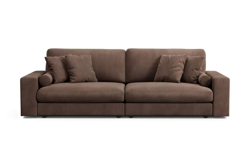 Arken Lyx 4-sits Djup Soffa i Manchester - Brun (Art.nr 3113343) — Andrarum