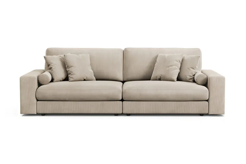 Arken Lyx 4-sits Djup Soffa i Manchester - Greige (Art.nr 3113393) — Andrarum