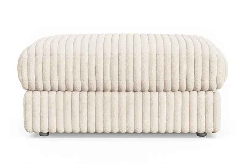 Arken Lyx Rektangulär Fotpall i Manchester - Beige (Art.nr 3113376) — Andrarum