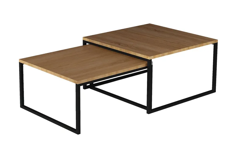 Arriondas Satsbord 69 cm 2 Bord - Brun — Brun