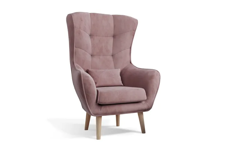 Arti Öronlappsfåtölj - Rosa — Rosa
