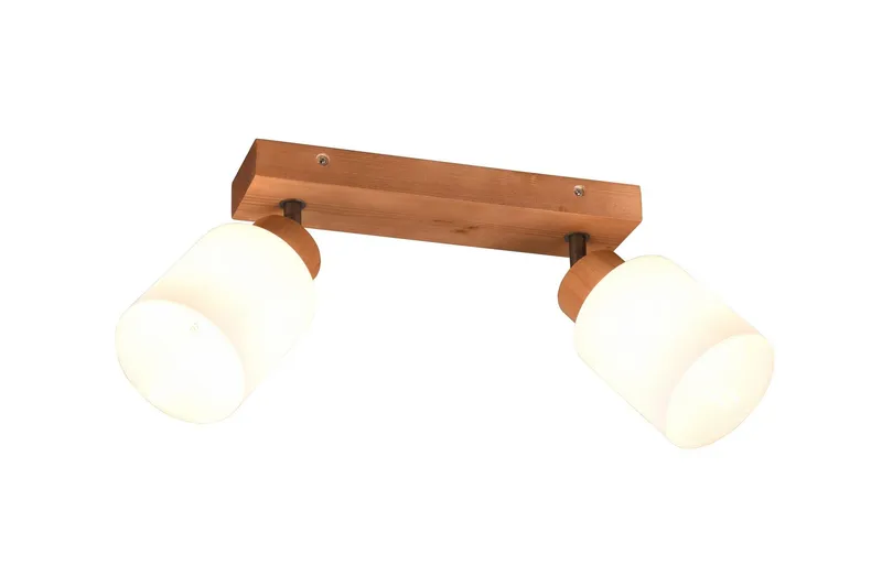 Assam spot 2L E14 trä/ vit - Vit — Trio Lighting