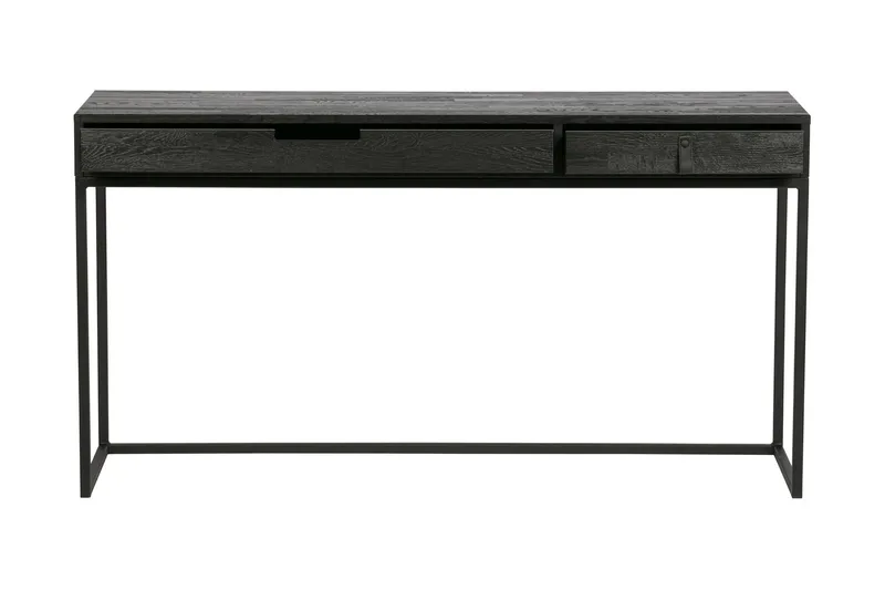 Atila Skrivbord 140 cm med Förvaring Lådor - Ek/Svart — WOOOD