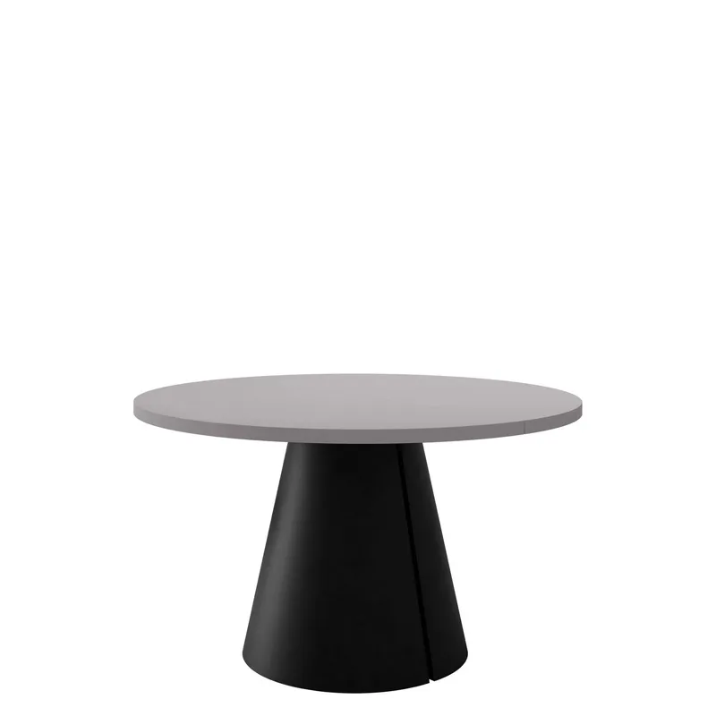 Aurion Matbord rund förlängningsbart 100-174 cm - Svart, grå — Svart, grå