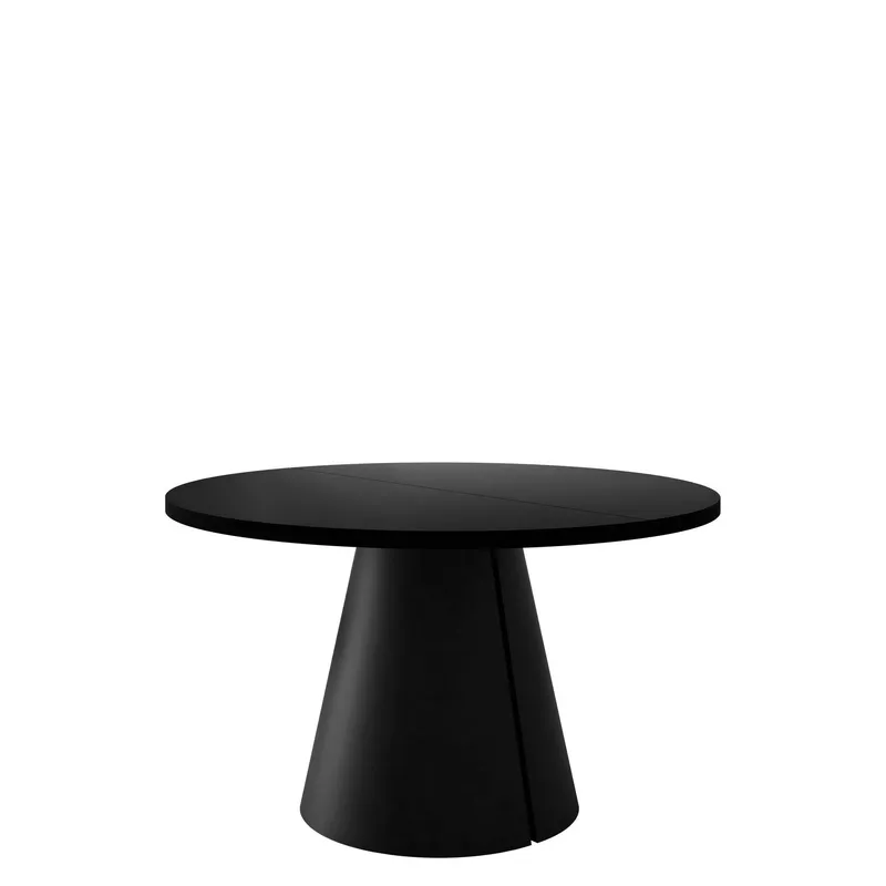 Aurion Matbord rund förlängningsbart 100-174 cm - Svart — Svart