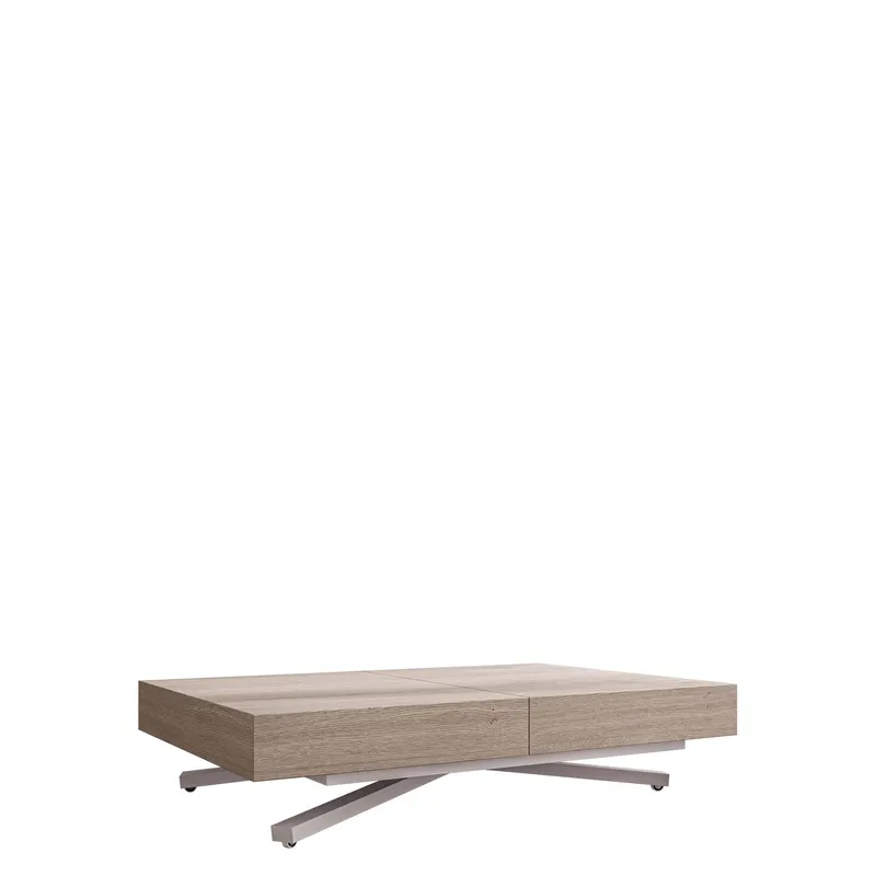 Avendi Soffbord 120 cm - Silver, ljusbrun — Silver, ljusbrun
