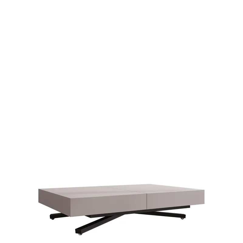 Avendi Soffbord förlängningsbart 200 cm - svart, beige — svart, beige