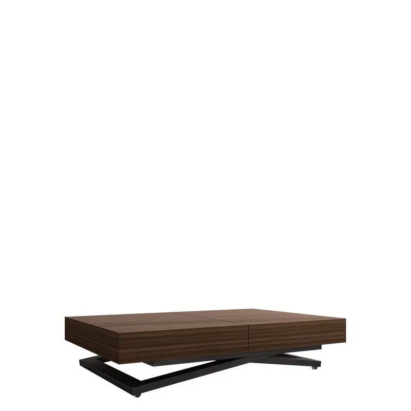 Avendi Soffbord förlängningsbart 200 cm - svart, brun — svart, brun
