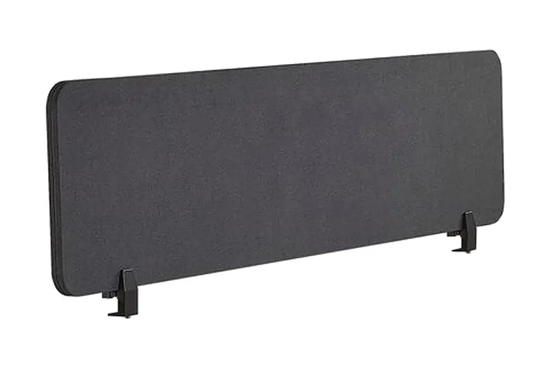 Avskärmning för skrivbord 180x40 cm grå WALLY - Grå — Grå