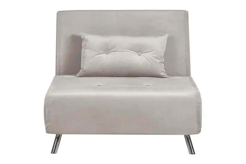 Bäddsoffa Farris - Grå, Silver — Grå, Silver