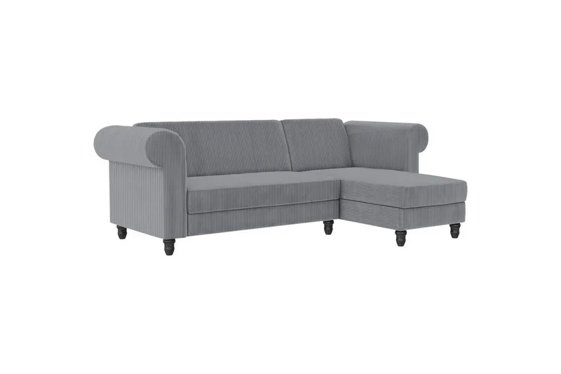 Bäddsoffa Felix II 241x154x83 cm, Grå - 241x154x83 cm, Grå — Loft24