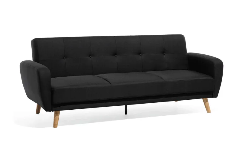 Bäddsoffa Florli 214 cm - Svart — Svart