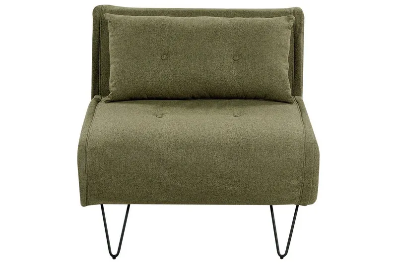 Bäddsoffa Vestfold Grön, Svart - Grön, Svart — Grön, Svart