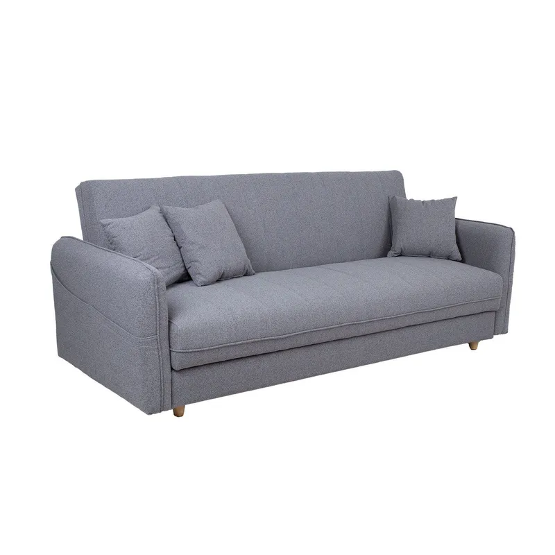 Bäddsoffa Visby 200x88x93 cm - grå — grå