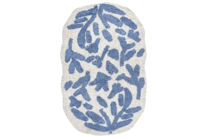 Badrumsmatta Derik - Blå, Vit — Blå, Vit