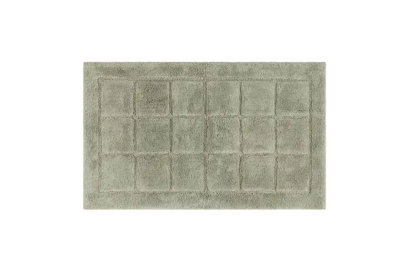 Badrumsmatta Square - 50x80 cm, Light Green — KM Home