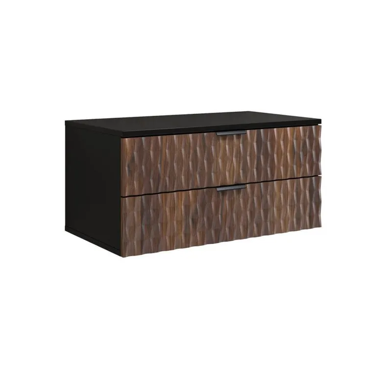 Badrumsmöbel Enzo med 2 Lådor Väggmonterad - 81 cm — 81 cm