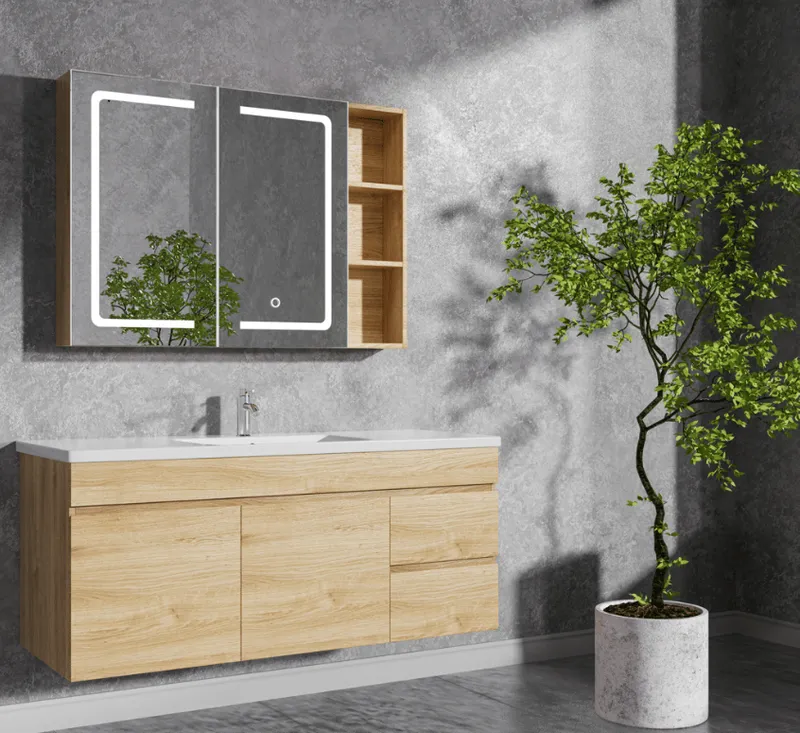 Badrumspaket \| Kommod 120cm \| LED-spegelskåp \| Venedig