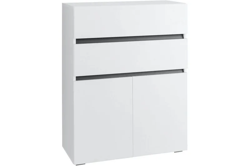 Badrumsskåp Wisla 76x35x98 cm, Vit - 76x35x98 cm, Vit — Loft24