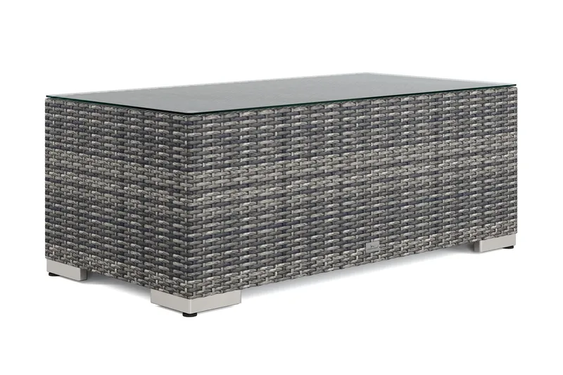 Bahamas Soffbord Utomhus 113x58 cm Konstrotting - Grå — Comfort Garden