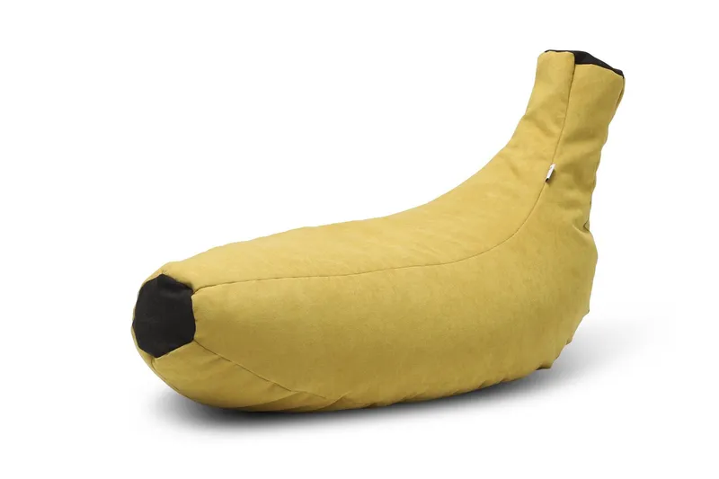 Bajinder Sittpuff 68 cm - Gul|Svart — Gul|Svart