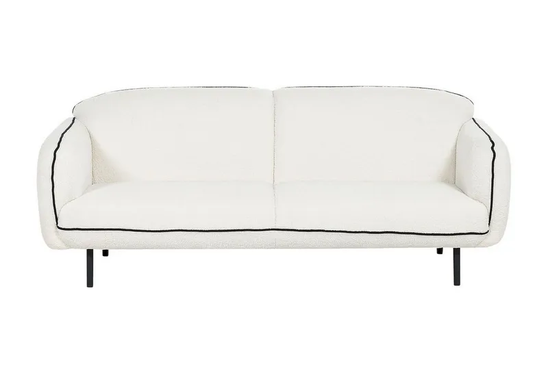 Balint Soffa 3-sits - Vit/Svart — Vit/Svart