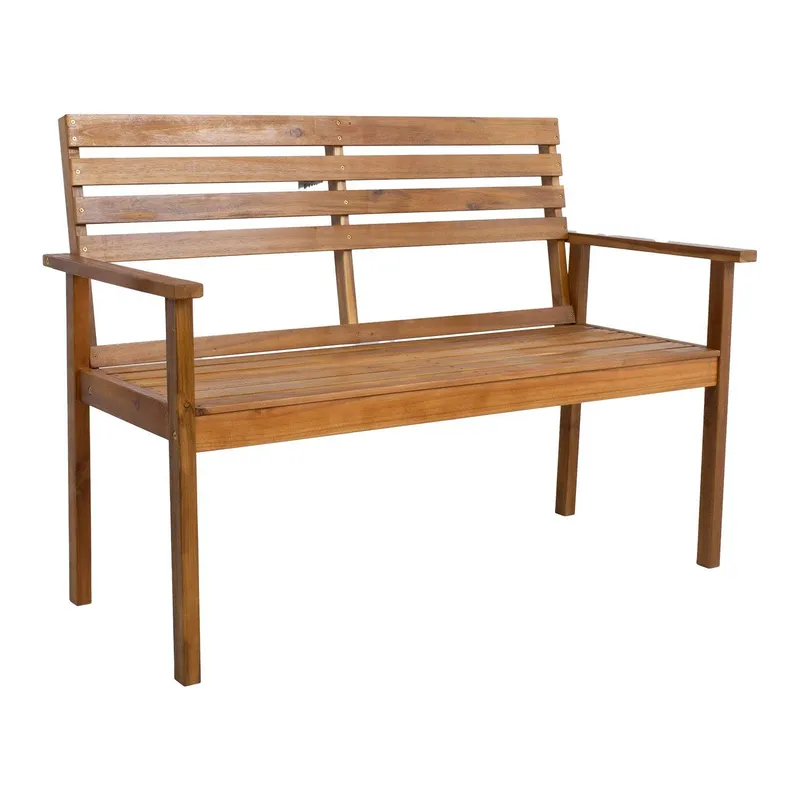Bänk Fortuna 123x61,5x90 cm akacia - brun — brun