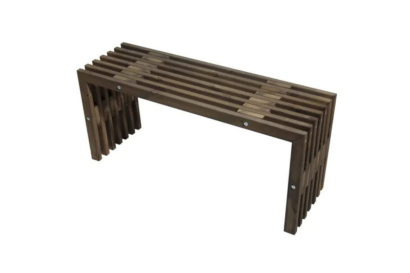 Bänk Utomhus EcoFurn 100 cm Furu grå oljad - Furu grå oljad — Furu grå oljad