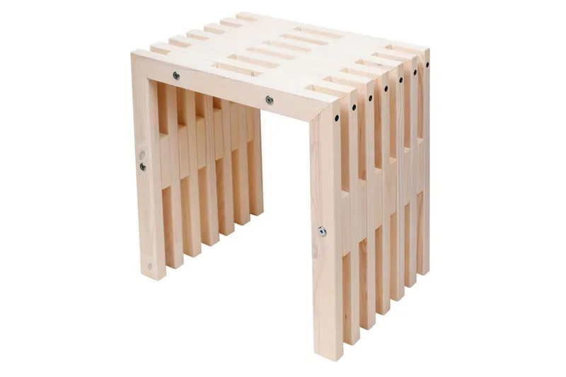 Bänk Utomhus Hillerstorp 45 cm Furu oljad vit - Furu oljad vit — Hillerstorp