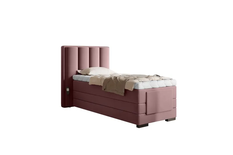 Banti Ställbar Kontinentalsäng 90x200 cm - Rosa (Art.nr 1599129) — Rosa