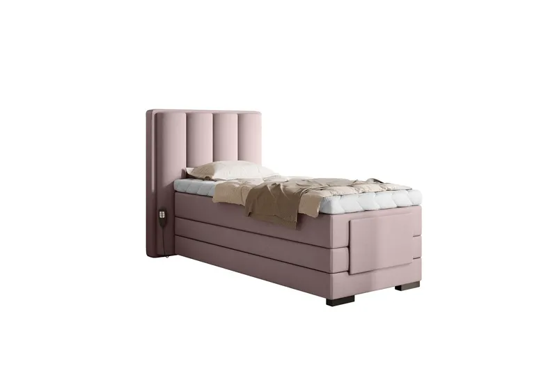 Banti Ställbar Kontinentalsäng 90x200 cm - Rosa (Art.nr 1599244) — Rosa