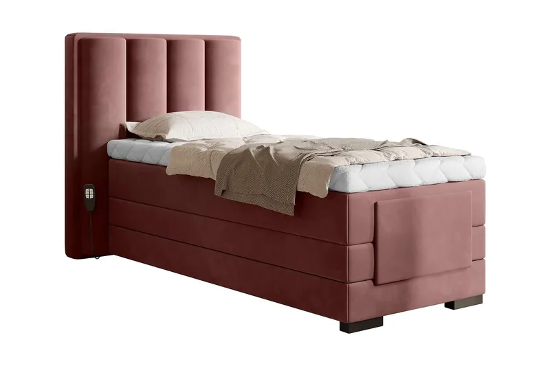 Banti Ställbar Kontinentalsäng 90x200 cm - Rosa (Art.nr 1599107) — Rosa
