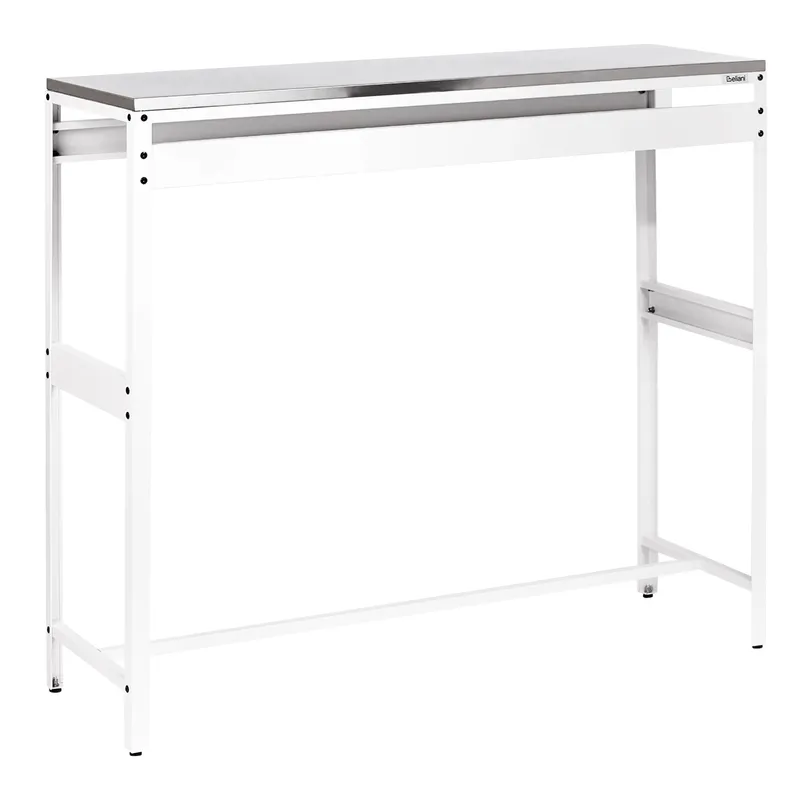 Barbord För Utomhusbruk Maenza 120 cm - vit/svart — vit/svart