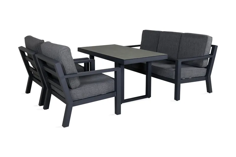 Barcelona Loungegrupp Utomhus - Svart (Art.nr 975329) — Venture Home