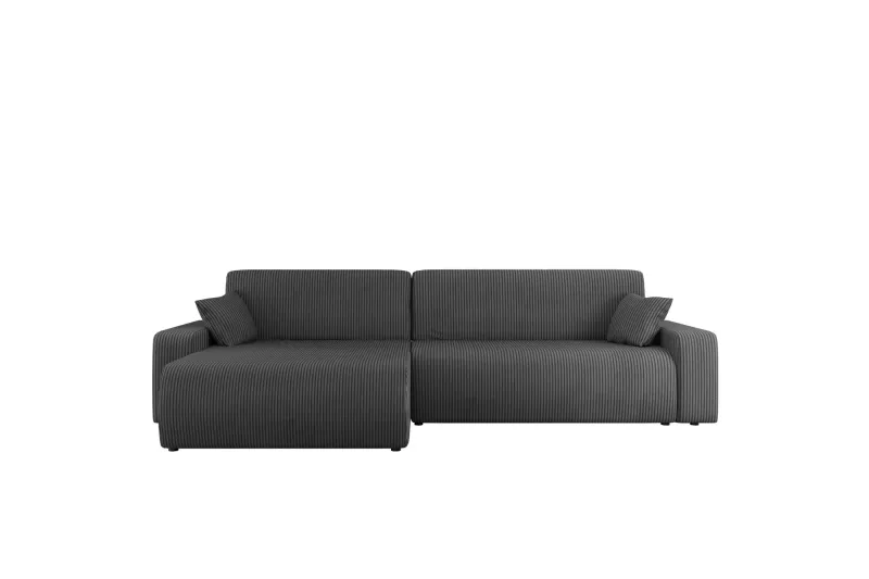 Barile Soffa med Divan 3-sits - Mörkgrå — Mörkgrå