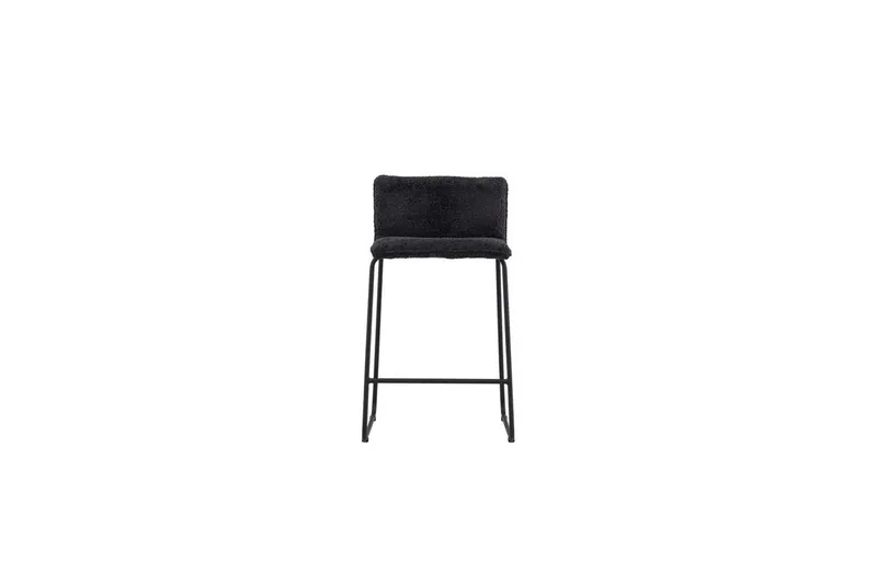Barstol Bisbee Bouclé - Svart — Svart