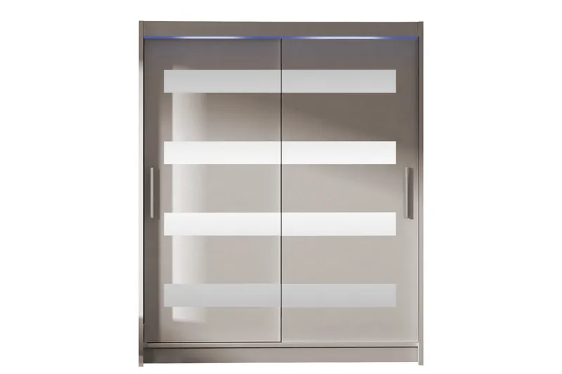 Bay Garderob m. Spegel 150x200 cm - Beige (Art.nr 3100025) — Beige