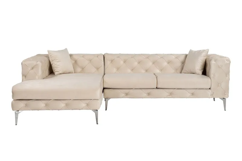 Beachport 3-sits Soffa med Divan Vänster - Beige (Art.nr 3071619) — Manor House